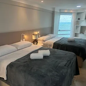 Apart-hotel 2704 Flat Beira Mar Av Boa Viagem Vista Deslumbrante E Com Cozinha